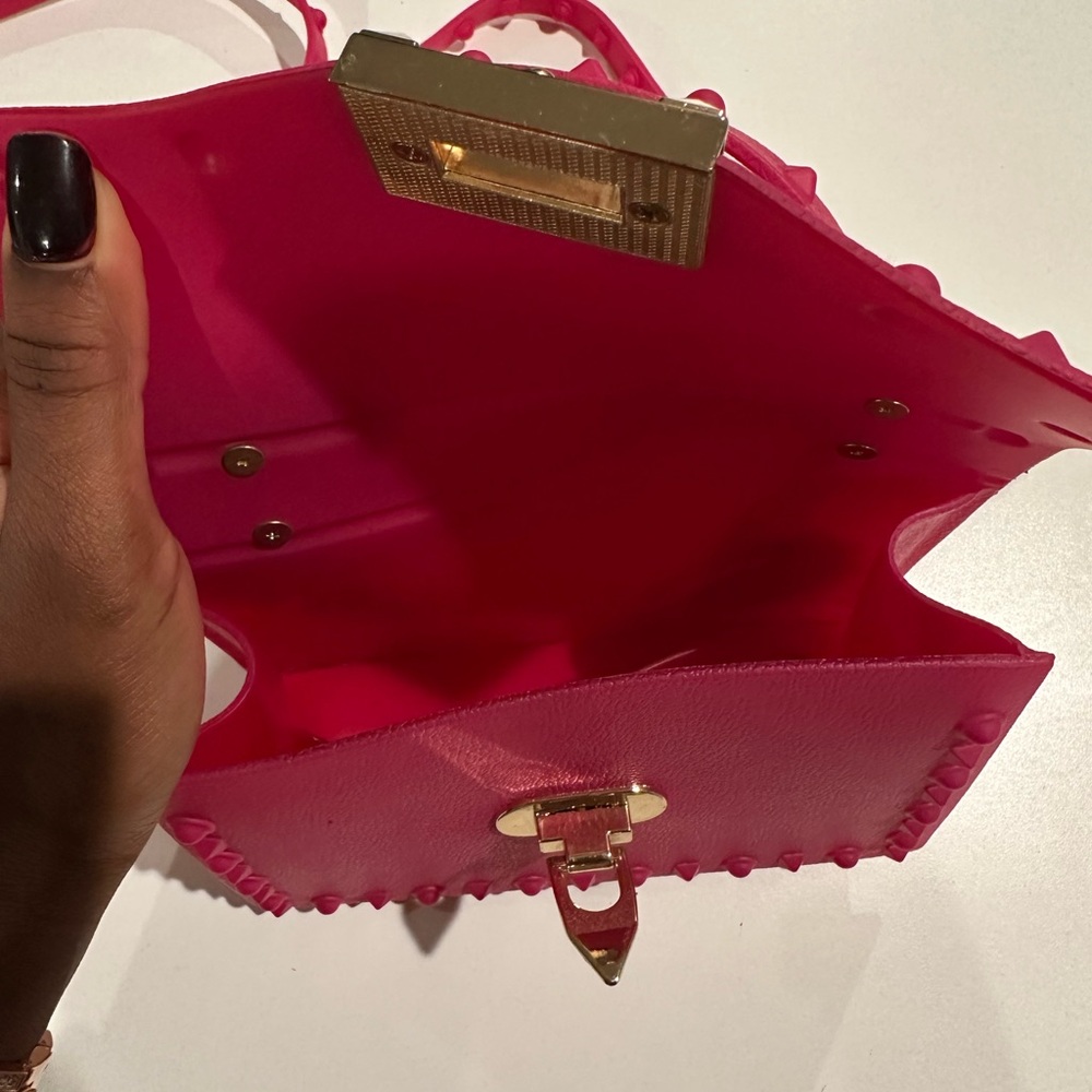 Pink Studded Handbag - Picture 2 of 2